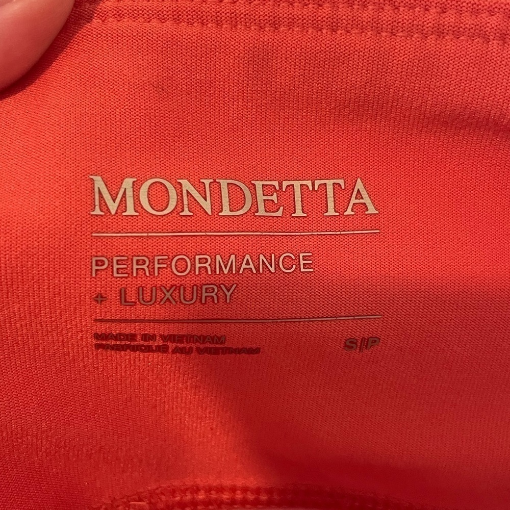 NWOT Mondetta Scalloped Coral Leggings - Picture 7 of 9